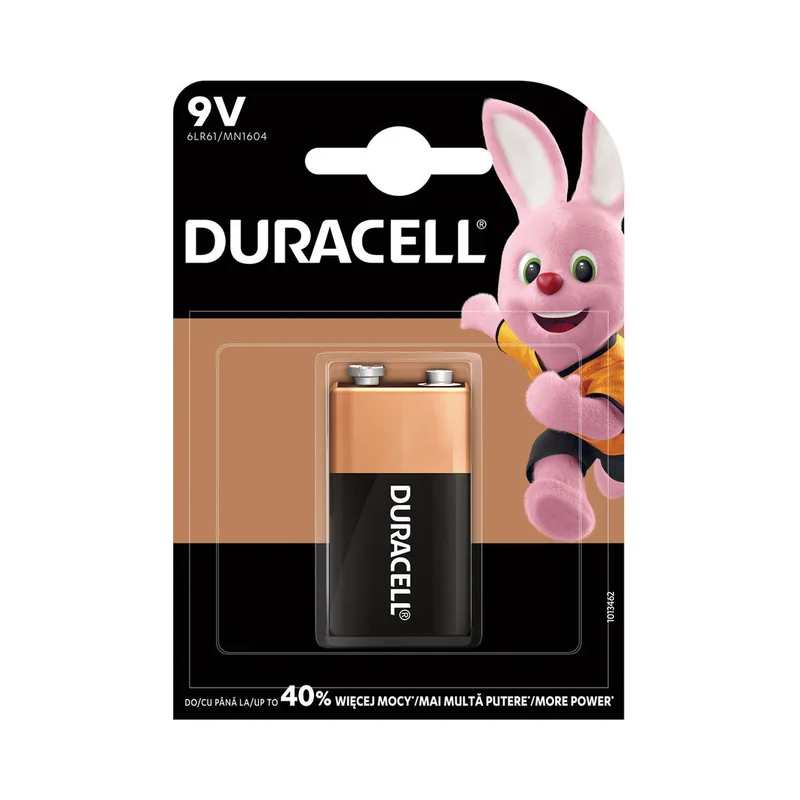 Duracell Basic 9V 6LP3146, blister 1 kom