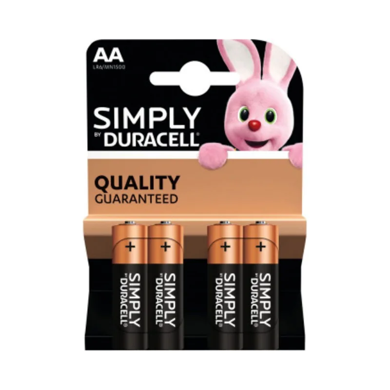 Duracell Simply AA LR6, blister 4 kom