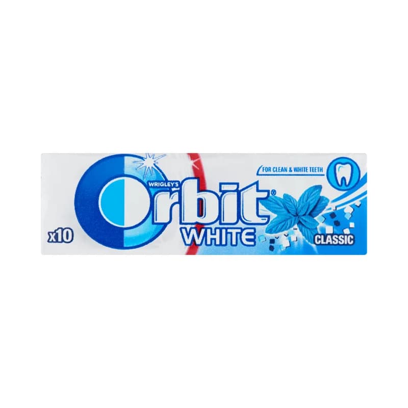 Orbit White Classic, 10 dražeja